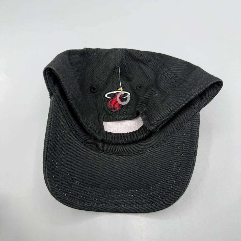 Miami Heat Hat Kids Infant Black NBA Stretch Strap Back‎ Cap New